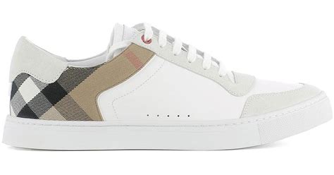 white burberry shoes|white Burberry sneakers.